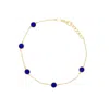 The Lovery Lapis Bubble Chain Bracelet