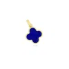The Lovery Lapis Clover Charm 10 Millimeters