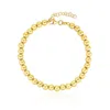 The Lovery Large Gold Ball Bead Bracelet In Multi