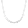 The Lovery Large Herringbone Necklace In Multi
