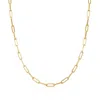 The Lovery Large Paperclip Link Chain Necklace 24 Inches In Multi