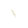 The Lovery Mini Diamond Lightning Bolt Charm In Blue