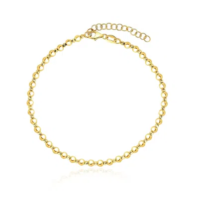 The Lovery Mini Gold Ball Bead Bracelet In Multi
