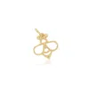The Lovery Mini Gold Bee Charm In Multi