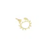 The Lovery Mini Gold Crab Charm In Multi