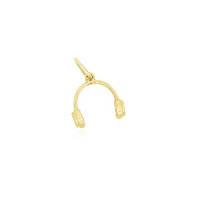 The Lovery Mini Gold Headphone Charm