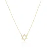 The Lovery Mini Gold Star Of David Necklace In Gold