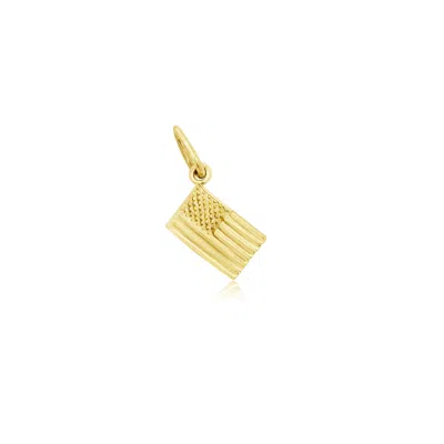 The Lovery Mini Gold Usa Flag Charm