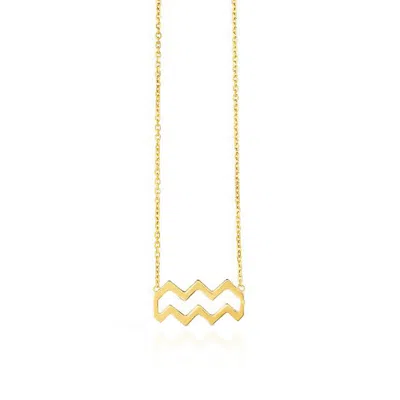 The Lovery Mini Gold Zodiac Necklace In Multi