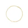 The Lovery Mini Paperclip Bracelet In Multi