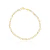 The Lovery Mother Of Pearl Bar Bracelet In Multi