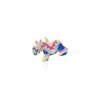 The Lovery Multicolored Enamel Rhino Charm