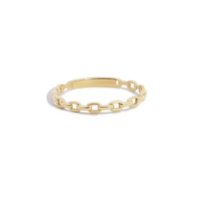 The Lovery Oval Link Ring In Purple