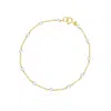 The Lovery Pearl Bead Chain Bracelet