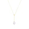 The Lovery Pearl Drop Lariat Necklace