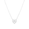 The Lovery Scribble Heart Necklace In Multi
