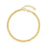 The Lovery Small Gold Ball Bead Bracelet In Multi