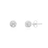 The Lovery Sparkle Cut Ball Stud Earrings In Multi