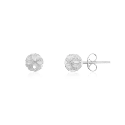 The Lovery Sparkle Cut Ball Stud Earrings In Multi