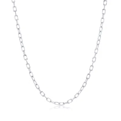 The Lovery Sparkle Cut Link Chain Necklace