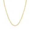 The Lovery Textured Link Chain Necklace In Multi