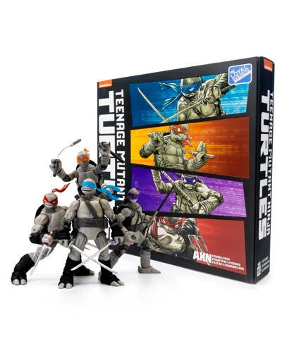 The Loyal Subjects Teenage Mutant Ninja Turtles Bst Axn Idw Comic Black White Sdcc Exclusive Figure Set In No Color
