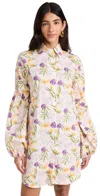 The Lulo Project Angelica Dress Flower Explosion Sand In Flower Explosion Sand