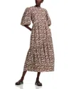 The Lulo Project Armenia Dress In Brown Zebra