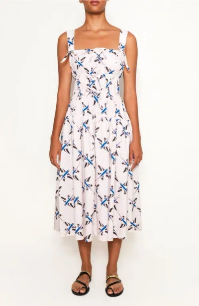 The Lulo Project Bahia Tie Sleeveless Midi Dress