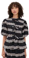 The Lulo Project Orquid Top 2 Lines Macrame In Multi