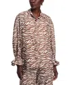 The Lulo Project Makeda Print Long Sleeve Maxi Dress