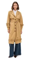The Lulo Project The Hunter Trench Camel 046 In Neutral