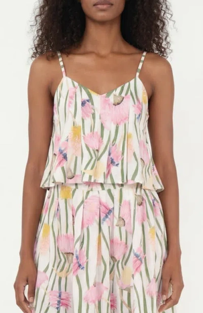 The Lulo Project The Reef Pleated Camisole