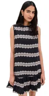 The Lulo Project The River Dress 2 Lines Macrame In Black