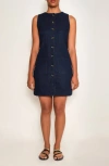 The Lulo Project Tilde Sleeveless Denim Minidress
