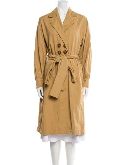 Pre-owned The Lulo Project Trench Coat W/ Tags In Neutral