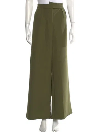 Pre-owned The Lulo Project Wide Leg Pants W/ Tags In Green