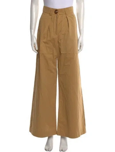 Pre-owned The Lulo Project Wide Leg Pants W/ Tags In Neutral