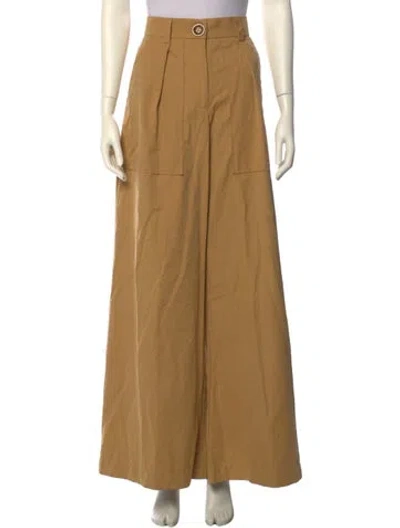 Pre-owned The Lulo Project Wide Leg Pants W/ Tags In Neutral