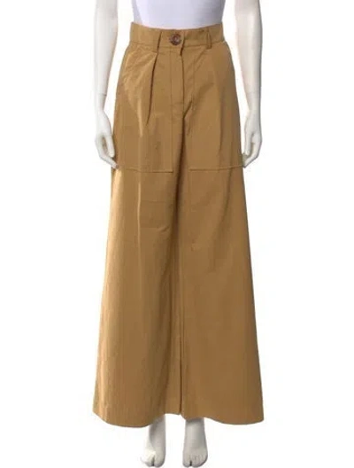 Pre-owned The Lulo Project Wide Leg Pants W/ Tags In Neutral