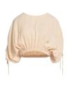 The Lulù Woman Top Beige Size M/l Polyester, Elastane