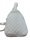 The Lyrical Spirit Women's Quilted Crossbody Sling Bag In Cream In White