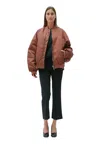 The M Bomber Woman  Oversize In Brown