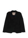 The M Brigida Button Jacket In Black