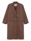 The M Cinzano Coat In Brown