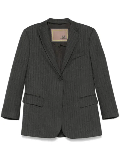 The M Clara Blazer In Grey
