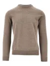 The M Crew-neck Sweater In Brown