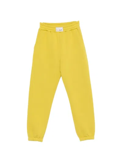 The M Honey Logo-patch Track Pants In Green