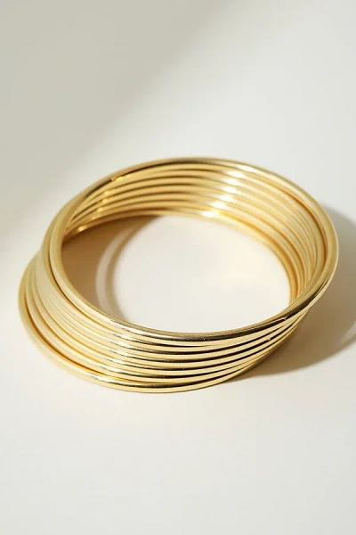 The M Jewelers Heirloom Bangle Set In Gold, Women's At Urban Outfitters