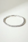 The M Jewelers Medium Essential Tennis Bracelet In Silver, Women's At Urban Outfitters In Metallic